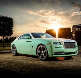 Rolls-Royce Wraith phối màu cực 'độc'